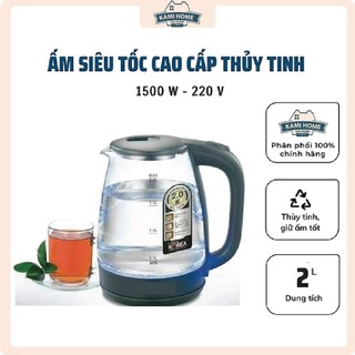 #1 ấm siêu tốc thủy tinh cao cấp 2.0 lít cuck0.0 model gd-st16