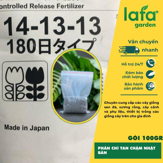 Phân chì tan chậm Nhật Bản, phân bón tan chậm cho hoa lan, kiểng lá, cây hoa hồng gói 100gram