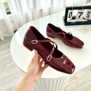 Giày Nữ SS200 Wine-Red Shoes