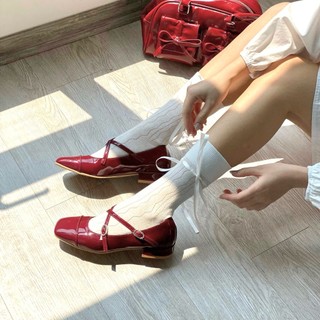 Giày Nữ SS200 Wine-Red Shoes