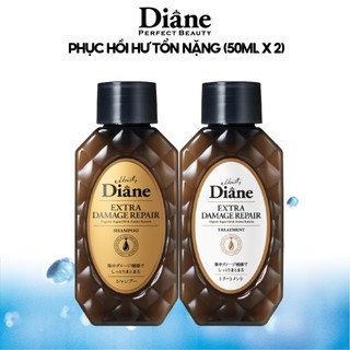 Cặp Gội Xả Phục Hồi Tóc Hư Tổn Nặng Extra Damage Repair dánh cho mái tóc khô,xơ,chẻ ngọn,do uốn nhuộm 50ml*2