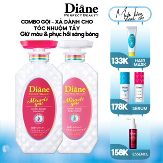 Cặp gội xả Phục Hồi Sáng Bóng Cho Tóc Nhuộm Tóc Tẩy Diane Perfect Beauty Miracle you Shine Shine