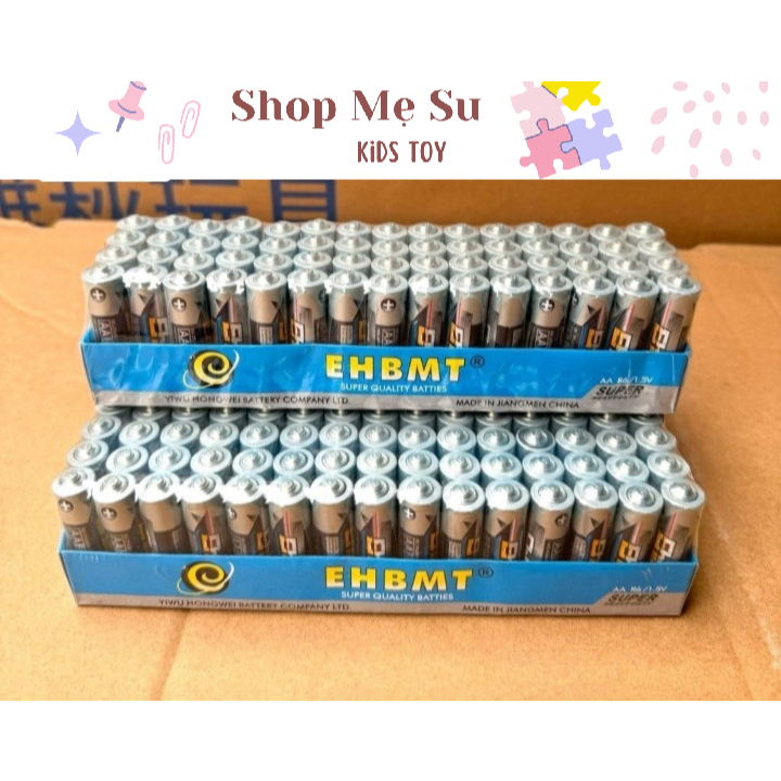 Combo 2, 4 Viên Pin AA, Pin AAA - Pin Cho Đèn Pin, Đồng Hồ, Đồ Chơi Các Loại