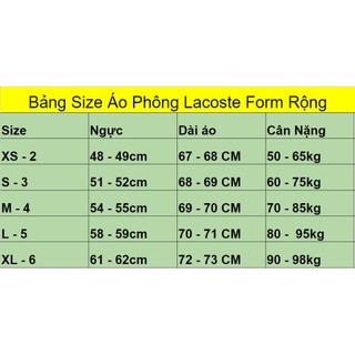 Áo Phông Lacos. TE Nam TH1784