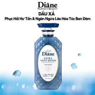 Dầu xả Phục Hồi Chuyên Sâu Tóc Hư Tổn Và Ngăn Ngừa Lão Hóa Moist Diane Extra Night Repair 450ml