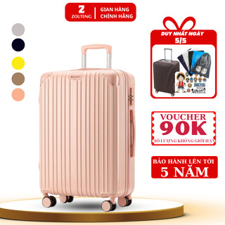 Vali Kéo Du Lịch ZOUTING Thời Trang Size 20/24inch Z03, Vali Nhựa ABS Cao Cấp, BẢO HÀNH 5 NĂM