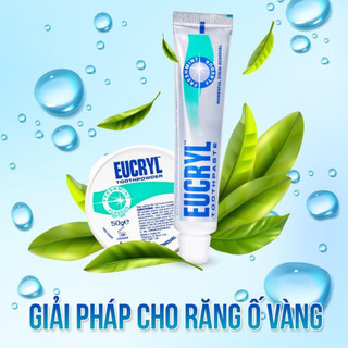 Kem đánh răng và bột làm trắng răng Eucryl