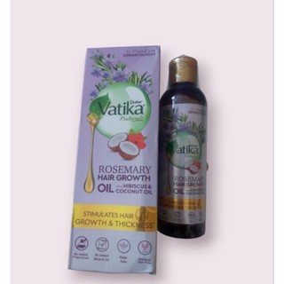 Dầu dưỡng tóc Vatika Rosemary, kết hợp dầu dừa và chiết xuất hoa dâm bụt 200ml