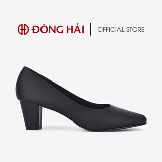 Giày Cao Gót Nữ Đông Hải Da Bò Gót Vuông Êm Ấi 5cm - G5704