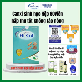 [ Tích điểm ] Canxi cho bà bầu Avisure Hical canxi nano sinh học cho bà bầu, cho con bú, người cao tuổi Date mới