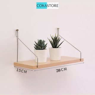 Kệ gỗ COKASTORE Treo Tường Trang Trí Thanh Ngang Kích Thước 20cmx15cm