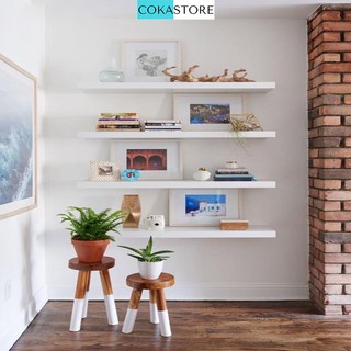 Kệ Gỗ Kệ Treo Tường, Kệ Thanh Ngang Treo Tường Trang Trí Phòng Khách, Phòng Làm Việc Kích Thước 80x15cm