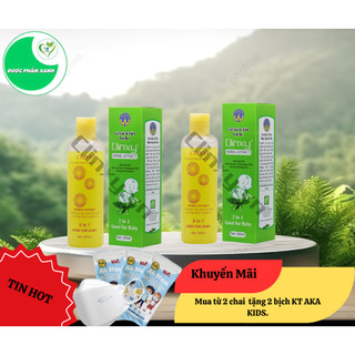 Clinxy - gel gội tắm rơm sảy em bé - chai/250ml