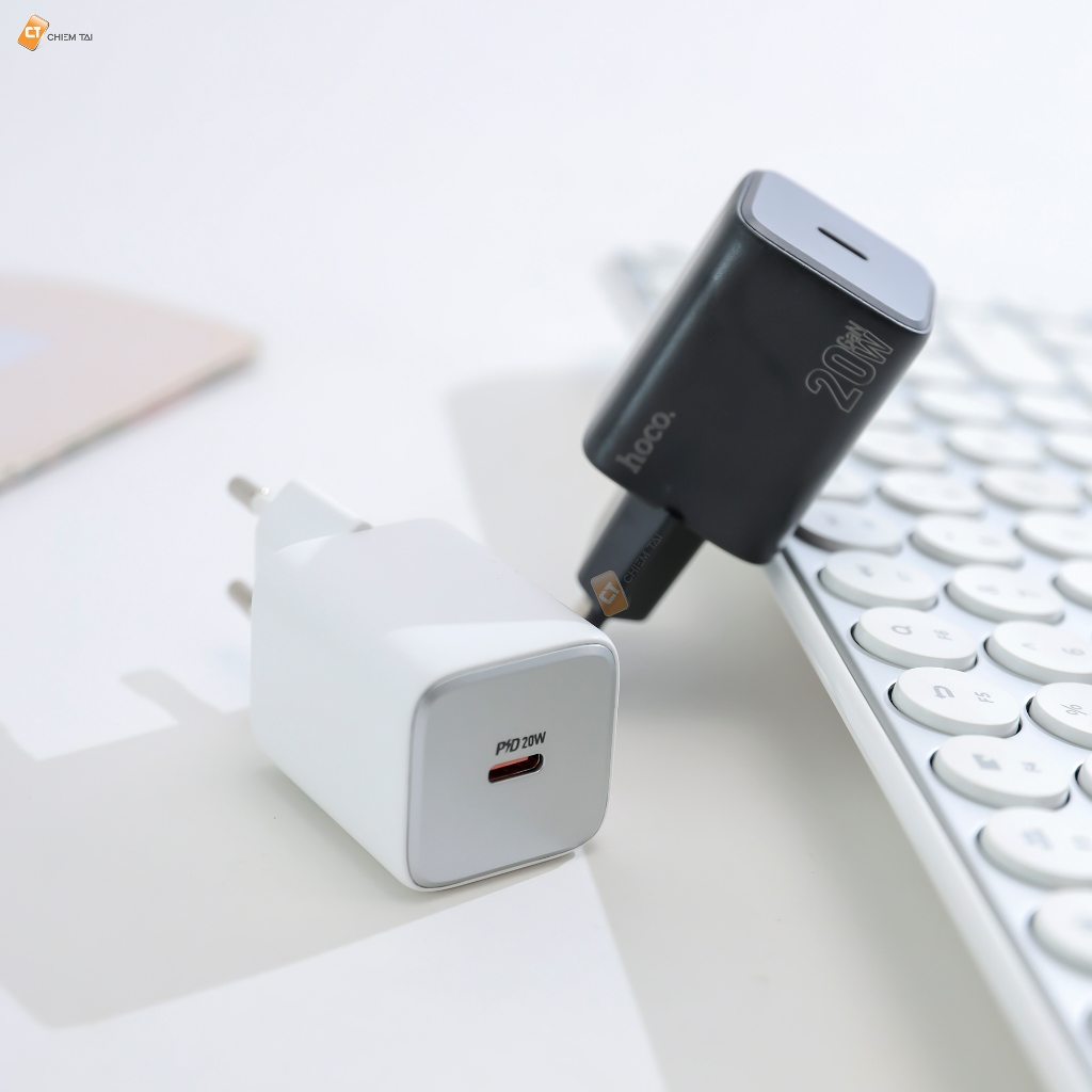 Bộ cốc kèm cáp sạc nhanh PD 20W Hoco N40