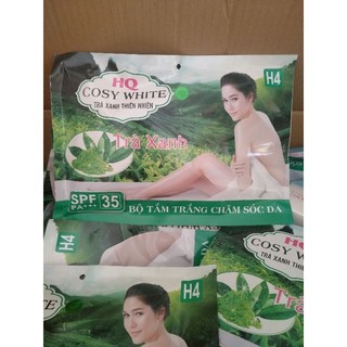 kem tắm trắng trà xanh HQ cosy white 300g