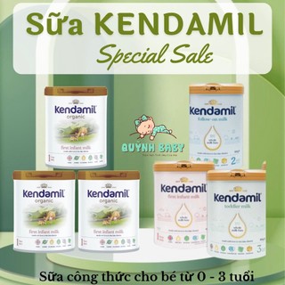 Sữa công thức nguyên kem kendamil, kendamil organic cho bé số 1 , 2 , 3 - 900g