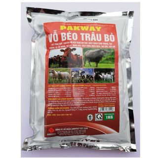 1kg vỗ béo trâu bò dê thức ăn bổ sung men vi sinh, vitamin, acid amin cho gia súc