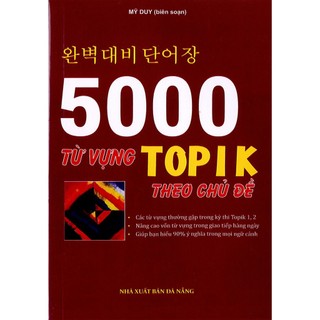 Sách - 5000 từ vựng topik theo chủ đề