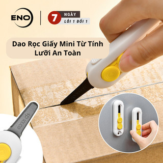 Dao rọc giấy mini cute từ tính lưỡi an toàn dao dọc giấy đẹp nhỏ gọn đa dụng tiện lợi eno