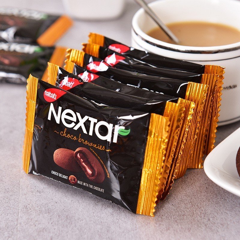 [ Siêu ngon ] Combo 500g Bánh Quy Mềm Nhân Socola Nextar Brownies ăn mềm xốp siêu ngon