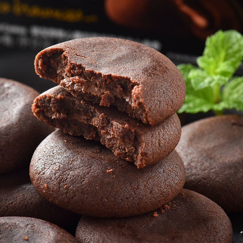 [ Siêu ngon ] 100g Bánh Quy Mềm Nhân Socola Nextar Brownies ăn mềm xốp siêu ngon