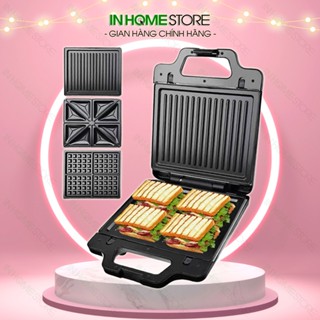 Máy Kẹp Nướng Bánh Mì SOKANY SK-BBQ-852 Chống Dính Tốt, Công Suất Cực Lớn 1400W Giúp Nướng Bánh Nhanh Chóng