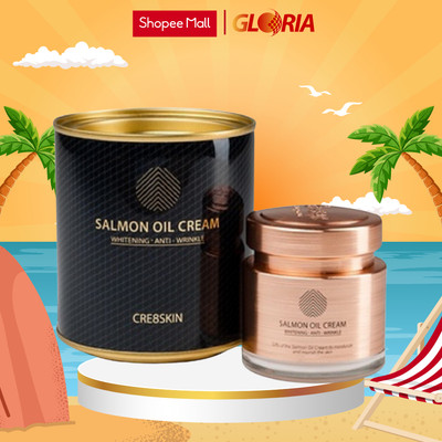 Kem Dưỡng Trắng Da Chiết Xuất Cá Hồi Salmon Oil Cream Cre8Skin 80g