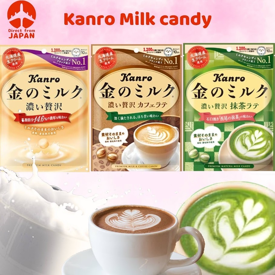 Kẹo Sữa Trà Xanh Kanro Nhật Bản