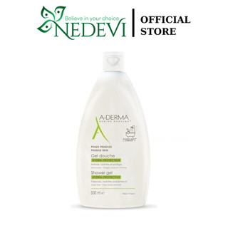 Sữa tắm hỗ trợ giảm mụn lưng, thu nhỏ lỗ chân lông trên cơ thể aderma 500ml - nedevi chính hãng