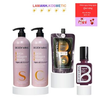 Dầu Gội  Berdywins keratin complex kiềm dầu, siêu phục hồi mềm mượt, ngăn rụng, ngăn gàu