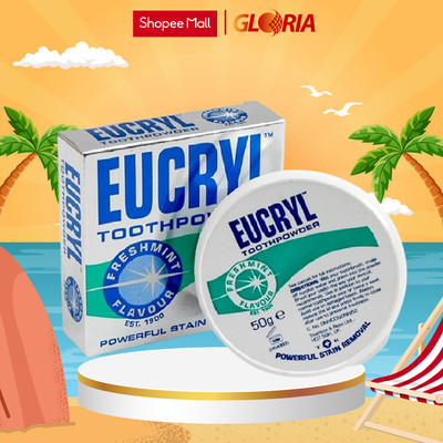 Bột Tẩy Trắng Răng Eucryl Powerful Stain Removal Toothpowder 50g