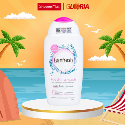 Dung Dịch Vệ Sinh Phụ Nữ Femfresh Soothing Wash 250ml (Màu Hồng)