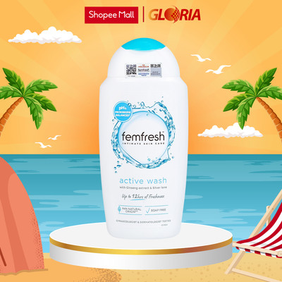 Dung Dịch Vệ Sinh Phụ Nữ Femfresh Active Fresh Wash 250ml (Màu Xanh Biển)