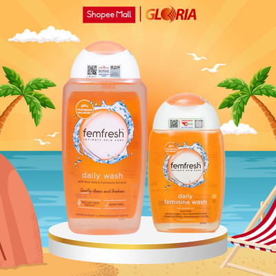 Dung Dịch Vệ Sinh Phụ Nữ Femfresh Daily Intimate Wash 250ml/150ml (Màu Cam)