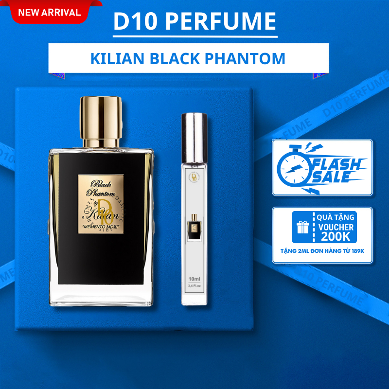Nước hoa nam nữ thơm lâu black phantom phong cách sang trọng quyến rũ D10 Perfurm.