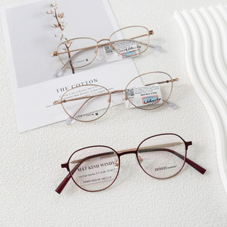 Gọng kính titanium cao cấp nhẹ đệm mũi linh hoạt signature Windy Eyewear