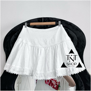 Chân váy ngắn bigsize xòe phối ren