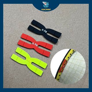 Miếng dán cân bằng đầu vợt cầu lông, tăng độ nặng, độ đầm cho vợt 0,5g - vua cá mập