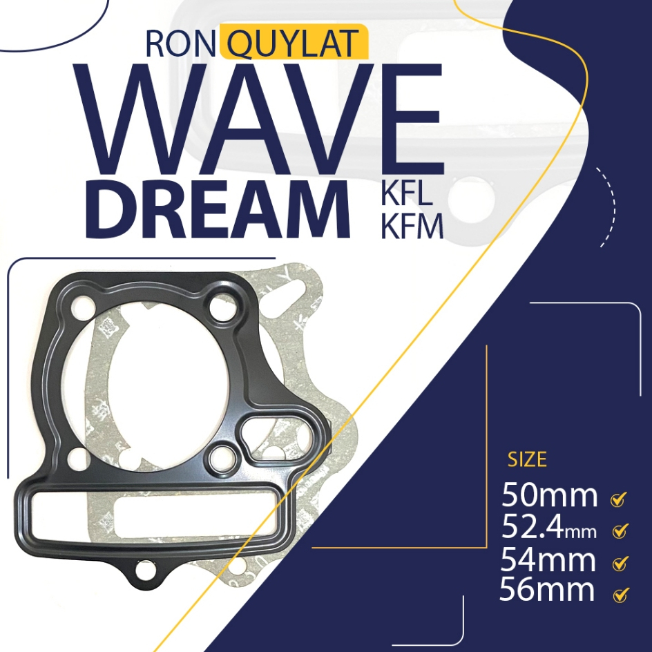 ful ron 52.4 54 56 wave dream -Ron đầu - Ron quy lát - Ron chân lòng Wave Dream