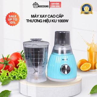 Máy xay sinh tố 2 cối 1.5L HALEY (1000W - 1.5 Lít) bảo hành 12 tháng