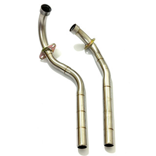 Cổ Pô Inox Cho Wave Alpha 100 - 110, S110, Rsx, Blade 110 Siêu Sáng Không Gỉ Kiểu 7 Khúc