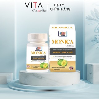  Viên Uống Giảm Cân Gin Clean Monica 30v Bí Quyết Cho Vóc Dáng Thon Gọn Đốt Mỡ Siết Cơ Cấp Tốc 