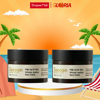 Combo 2 Mặt Nạ Bí Đao Cocoon Cho Da Dầu Và Mụn Ẩn 30ml/Hộp