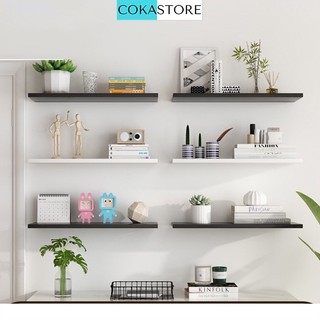 Kệ Gỗ COKASTORE Trang Trí Treo Tường 1 Thanh 80cm Đến 120cm Kết Âm Tường Màu Sắc Đa Dạng