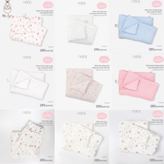 NOUS KHĂN TẮM XÔ NHĂN 6 LỚP MUSLIN MỀM MỊN