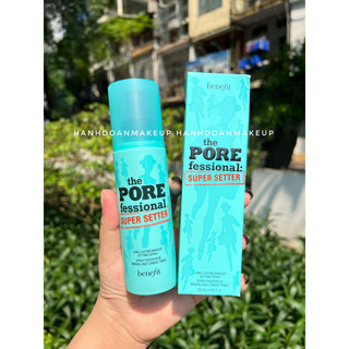 𝗫𝗜̣𝗧 𝗞𝗛𝗢𝗔́ 𝗠𝗔𝗞𝗘𝗨𝗣 #the_pore 𝗕𝗘𝗡𝗘𝗙𝗜𝗧 xịt khoá makeup benefit the pore fessional super setter 120ml