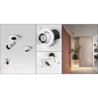Đèn led âm trần spotlight 360° 5w-12w - kinglux