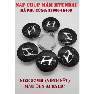 Chụp lazang xe Hyundai Size 57mm