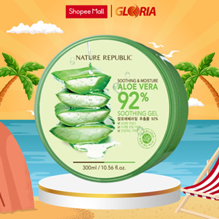 Gel Lô Hội Dưỡng Đa Năng Nature Republic Soothing & Moisture Aloe Vera 92% Soothing Gel 300ml