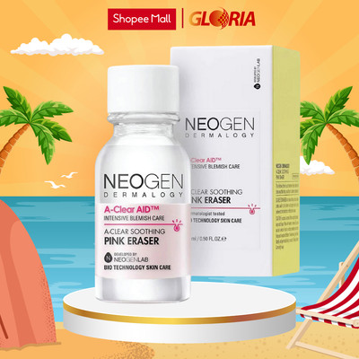 Chấm Mụn Neogen A-clear Soothing Pink Eraser Xẹp Mụn Giảm Xưng Đỏ Không Gây Kích Ứng 15ml